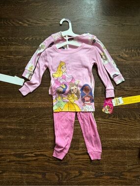 Toddler Girls Disney Princess 4pc Pajama Set - 2 sets